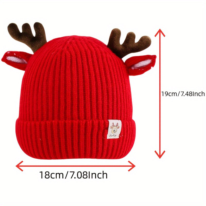 1pc Antler Cute Baby Ear Protection Hat