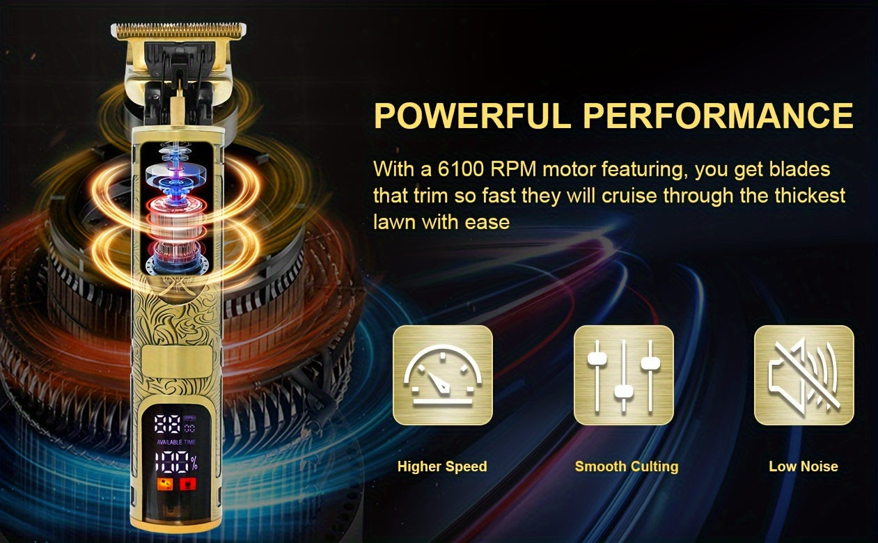 Beard Trimmer Hair Clippers Men, Professional T-Blade Beard Trimmer.