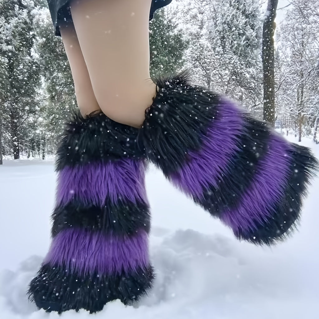 1 Pair of Autumn-Winter Snowscape