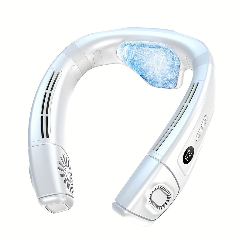 Wearable Neck Fan – Rechargeable, Quiet, Fast Cooling Relief