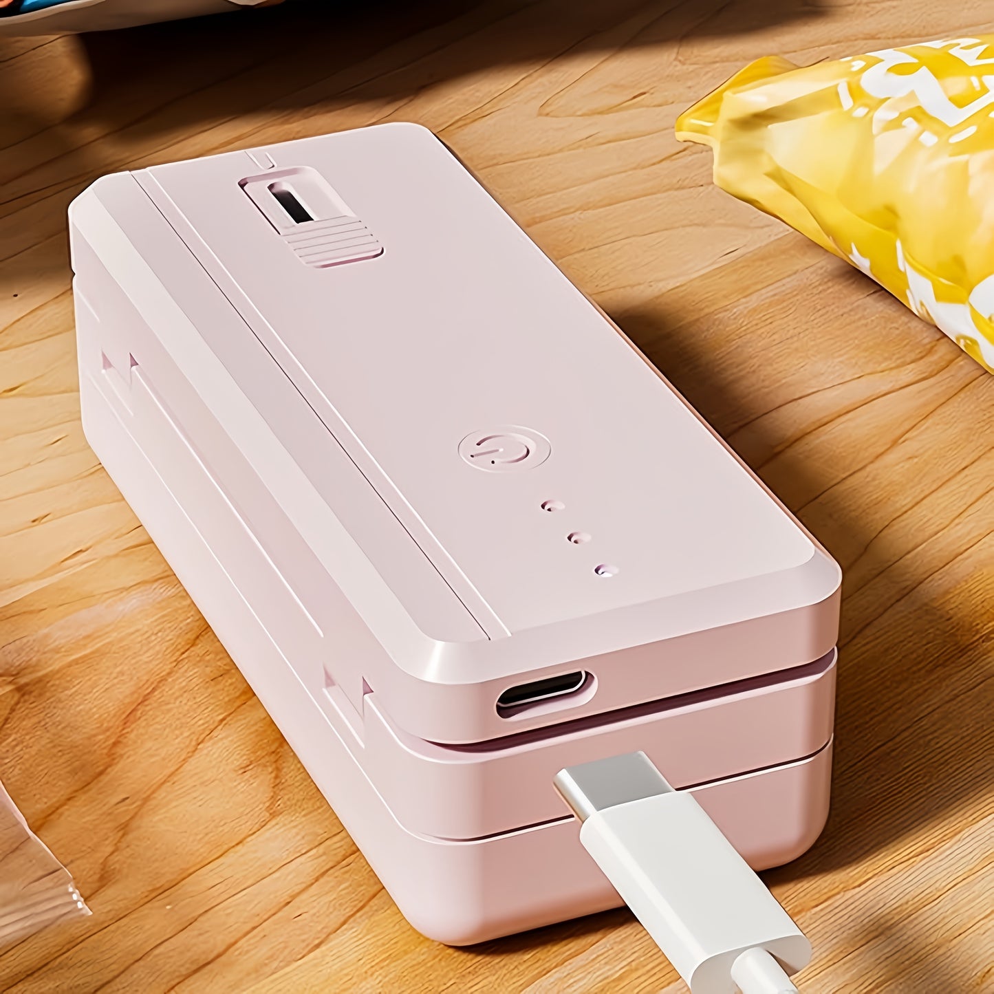 Portable Sealing Machine, 1300mAh, USB Charging | Quick Sealing, Used for Resealing Snacks and Plastic Bags to Keep Food Fresh | Very Suitable for Kitchen, Food Storage Mini Sealing Machine, Holiday Gifts,