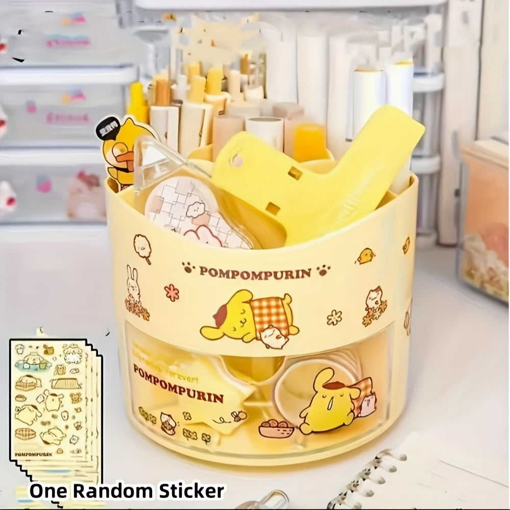 Cute Sanrio Kuromi & Melody Desk Organizer