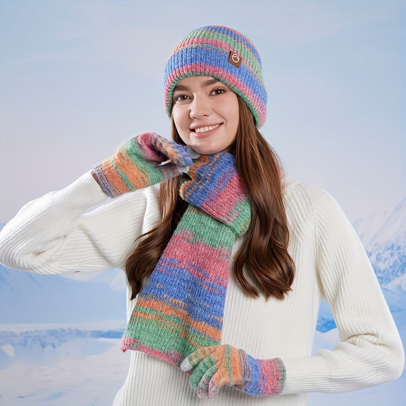 2pcs and 3pcs Winter European and American Fashion Hat