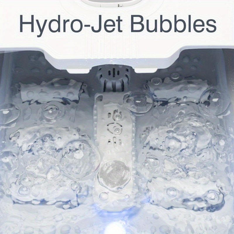 Foldable Foot Spa Bath with 500W Heater & Soothing Hydro Jets – Portable Relaxation for Tired Feet, Adjustable Heat Settings, Compact Design for Home Use, Relaxation Foot Bath | Foldable Spa Tub | Userfriendly Controls
