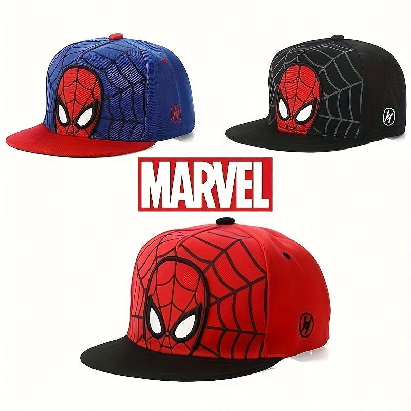 Marvel 1pc Spider-Man Outdoor Breathable Sunshade Baseball Cap Daily Use Duckbill Hat Casual Hat Suitable for Christmas, Valentine's Day, Thanksgiving, Easter and Halloween Perfect Holiday Gift Mood Gift