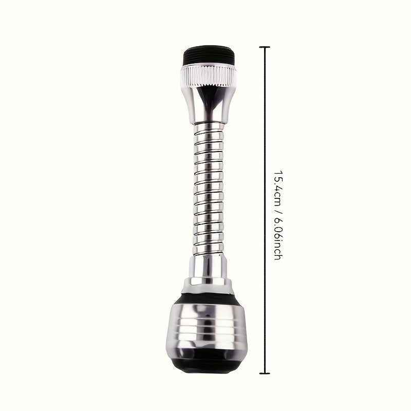 [Water-Saving] 360° Rotating Kitchen Sink Faucet Aerator with Hose | Stainless Steel Valve, Plastic Hose | Water-Saving, Anti-Splash, Easy Install | Kitchen Sink Upgrade, Contemporary Kitchen Faucet