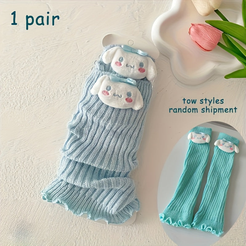 1 Pair Sanrio Hello Kitty & My Melody Women's Leg Warmers