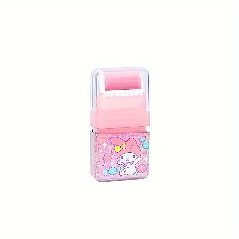 Sanrio for hello kitty & Friends Rolling Erasers for Youngsters - Cute Creative Designs with for my melody, for Cinnamoroll, and for pompompurin - Durable Synthetic Rubber - Ideal for Elementary School Students, School Suppli