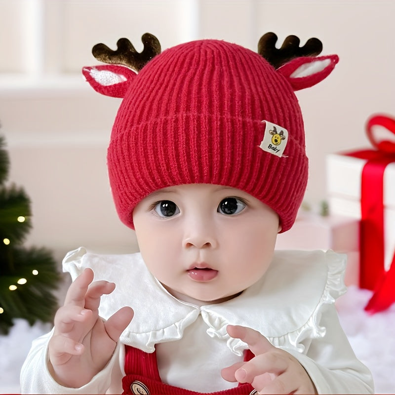 1pc Antler Cute Baby Ear Protection Hat