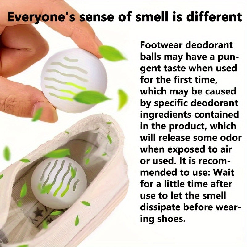 Deodorant Balls 6-Pack for Shoes and Spaces