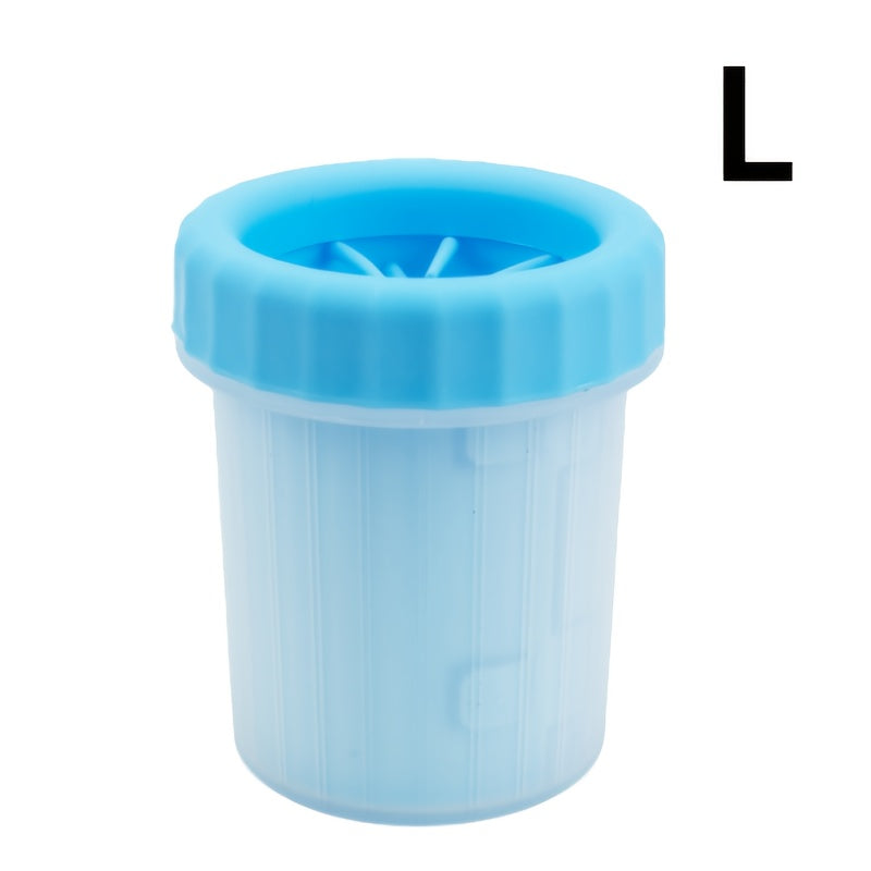 [Magic Pet Cleaner] Portable Automatic 1pc Silicone Pet Foot Washing Cup | Dog & Cat Paw Cleaner, Magic Beauty Cleaning Wipe-Free Brush for Dirty Paws, Travel-Friendly, Available in Blue, Pink, Green, Light Blue