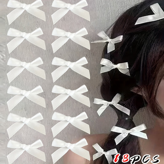 18PCS Mini Butterfly Bow Hair Clips - Non-Slip, Sweet Style, Cute Bowknot Hair Accessories for Women & Girls