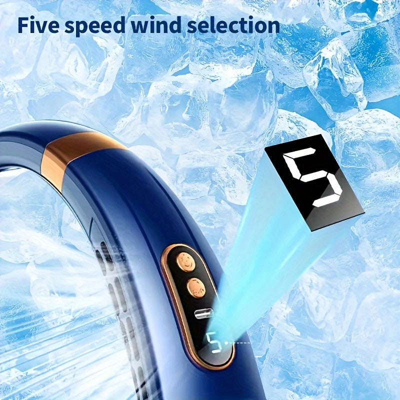 5-Speed Portable Bladeless Neck Fan