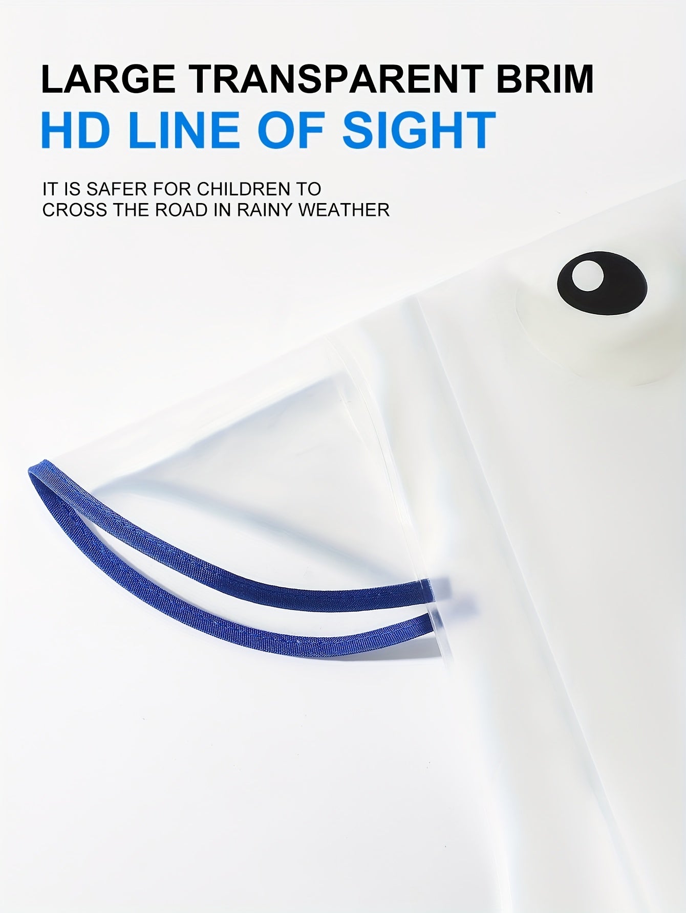 Kids' Soft and Comfortable Outdoor Thickened Raincoat for Boys and Girls -6 Years, Cute EVA Lightweight Rain Cape with 3D Tail Spikes