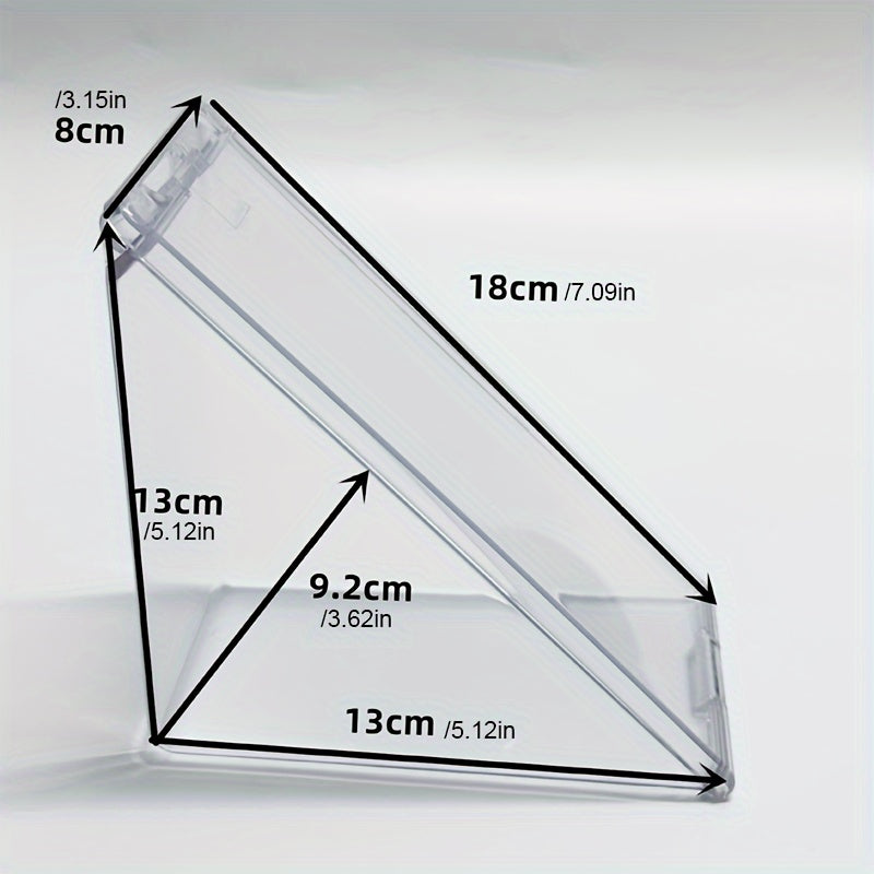 2 Sandwich Boxes, Triangular Container, Transparent Material, Clean And Hygienic, Washable, Easy to Carry, Safe for Outdoor Use, Suitable for School, Picnic, Camping, Toast, Bread And Sandwiches, Valentine'S Day