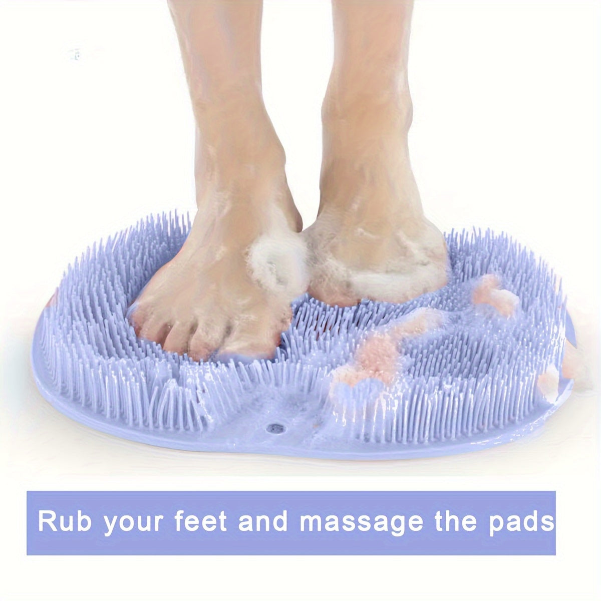 Non-Slip Foot Scrubber Massager – Exfoliating, Alcohol-Free, Manual