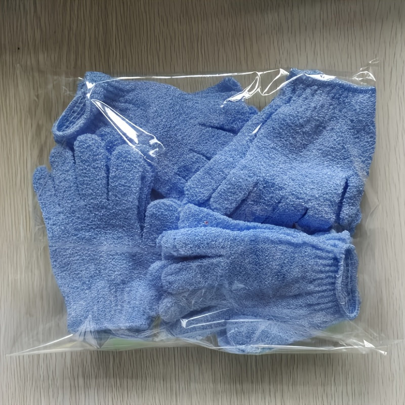 10pcs Exfoliating Shower Gloves, Mix And Match Multicolor,