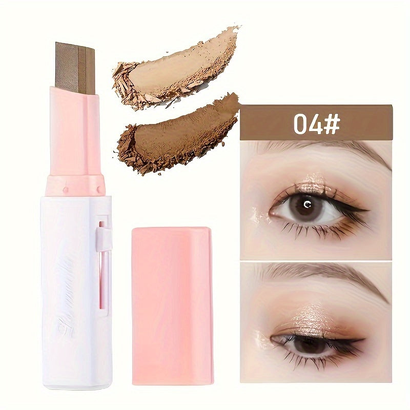 6pcs Double-Color Iridescent Eyeshadow Stick Set