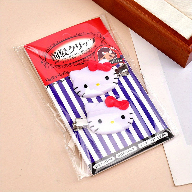 KT Cat Hairpin Bangs Side Clip Melody Cinnamon Dog Traceless Hairpin with Drill Hairpin