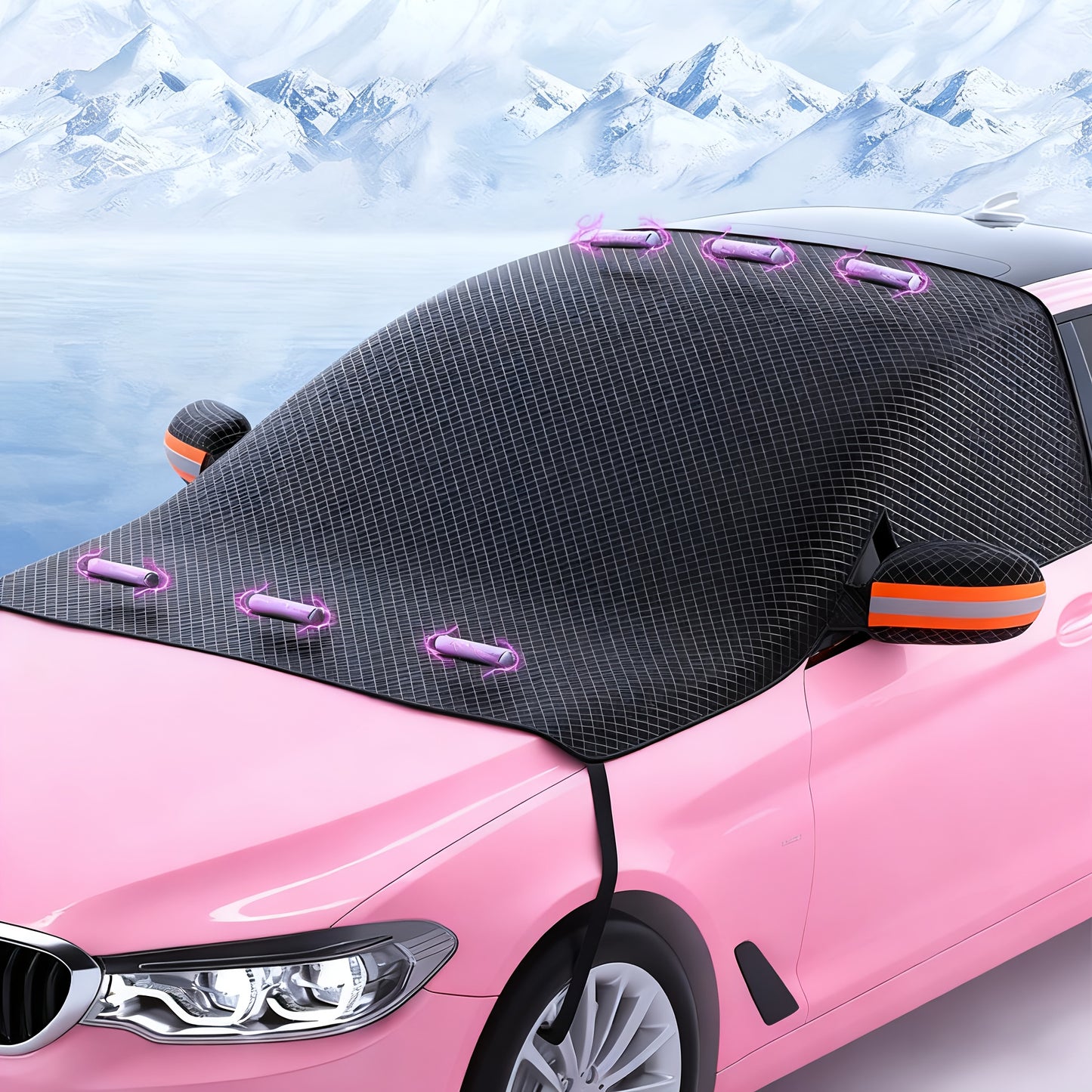 Heavy-Duty Magnetic Car Sun/Snow Shield