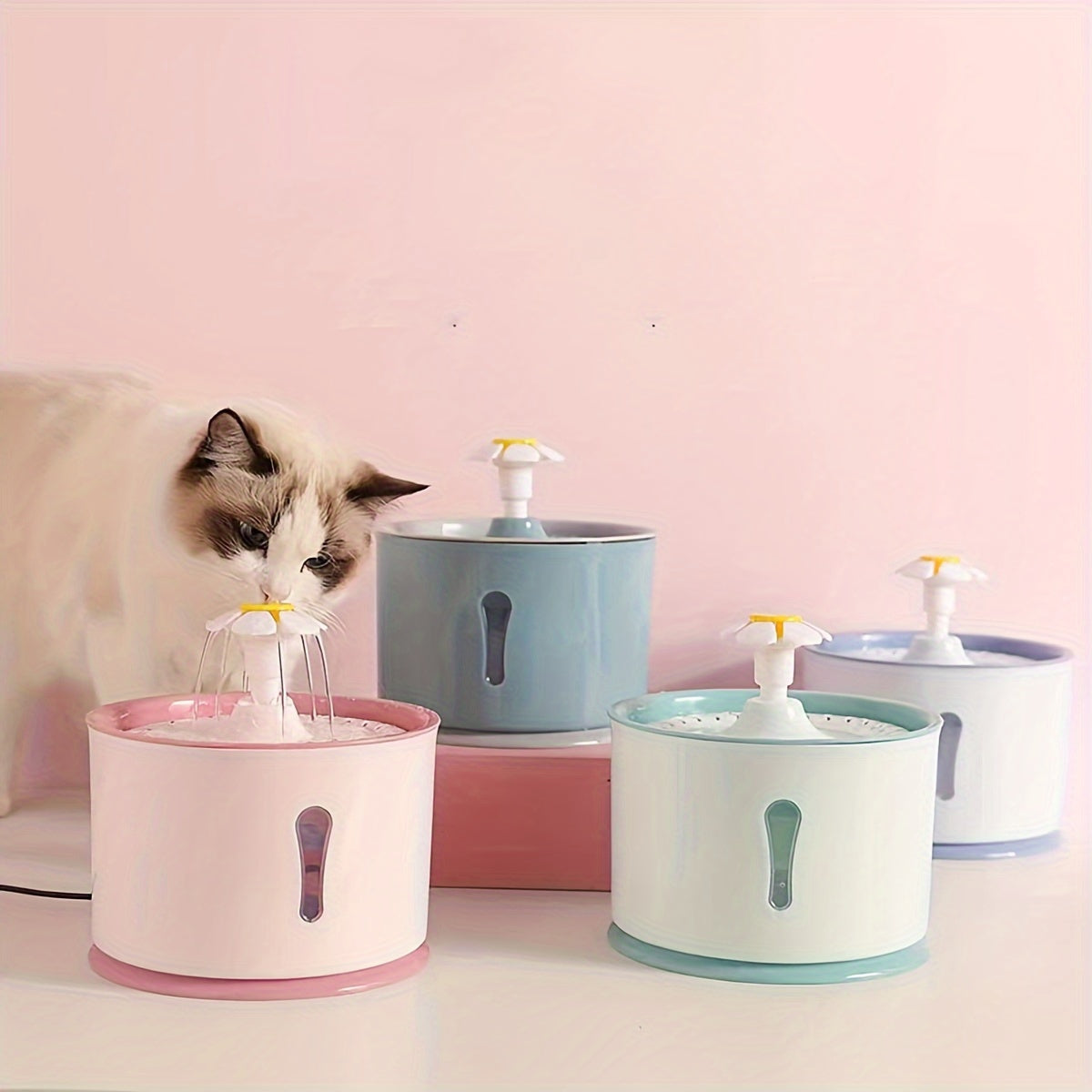 1pc Intelligent Pet Water Dispenser with Automatic Circulation, Purification, Filtration and Bass Water Feeder