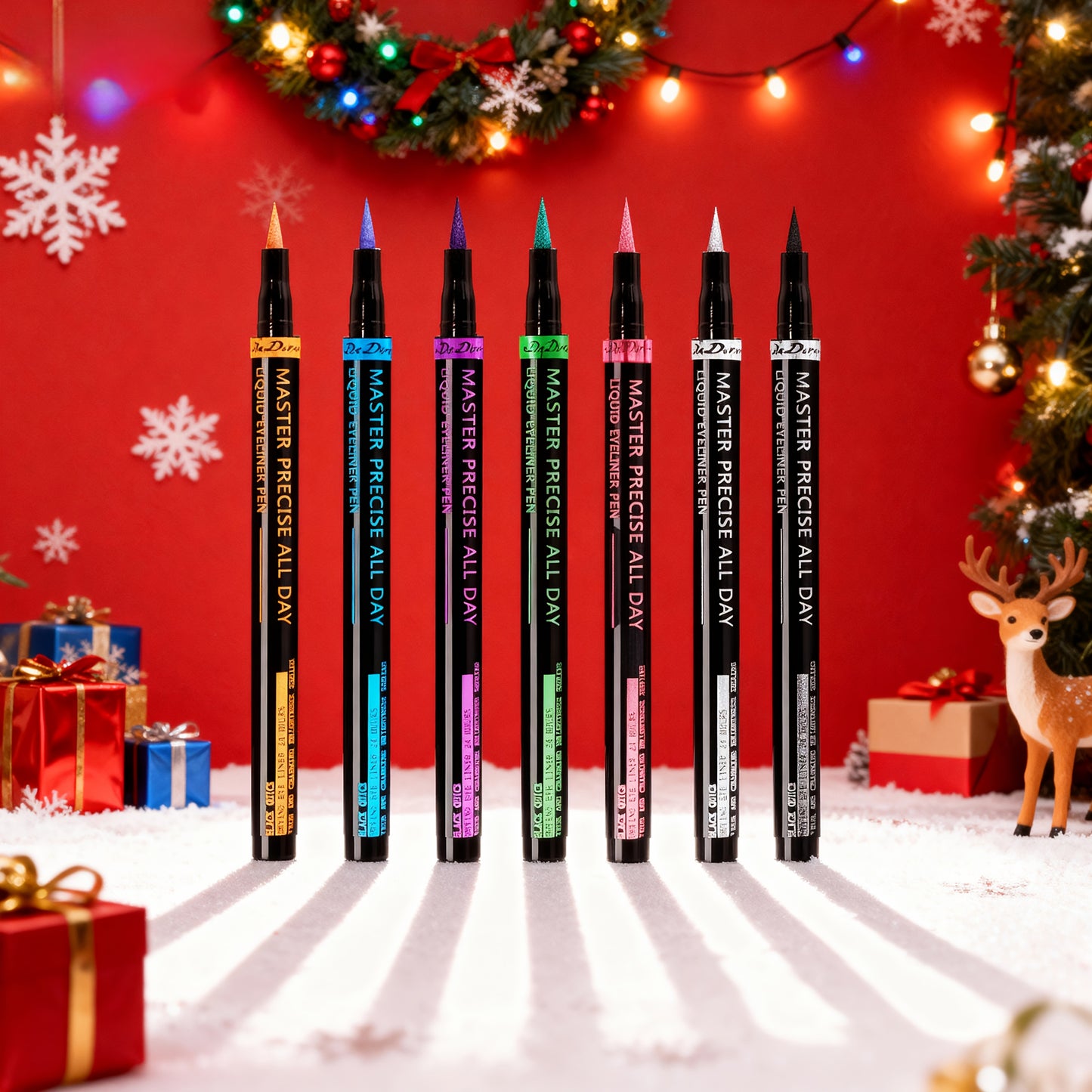 7-Color Liquid Eyeliner And Eyeshadow Pencil