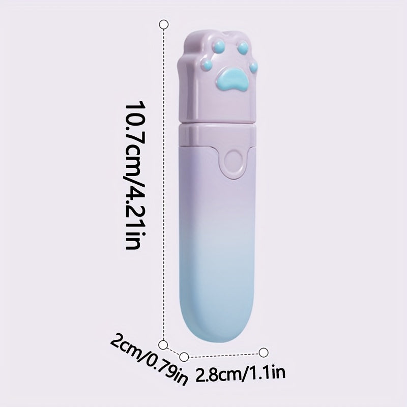 4pcs Cat Paw Shaped Gradient Correction Tape, Small and Portable Student Special, Cute Stationery Correction Tape, Smooth Correction Without Portable Correction Pe