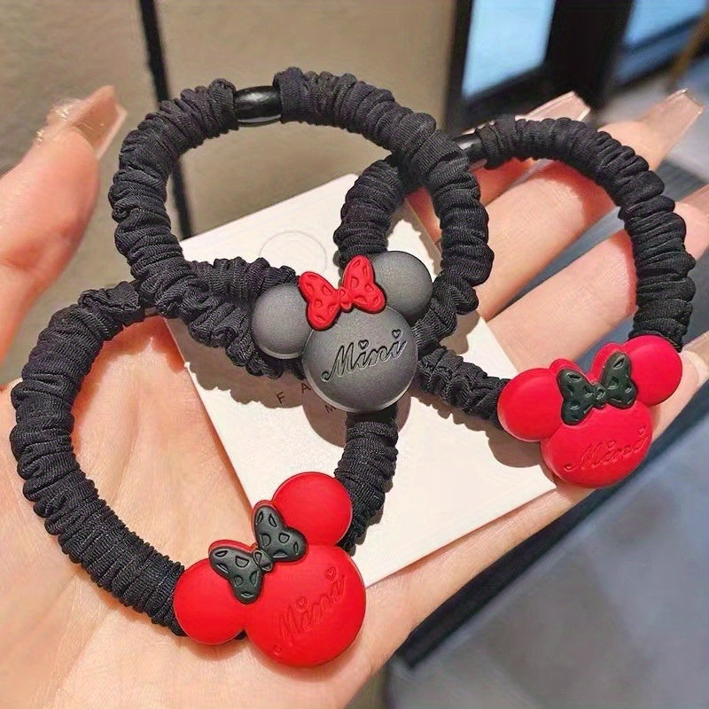 Disney 1pc Mickey Headband | New Style Cute Simple Hair Tie Ponytail Ring for Women | Perfect Travel Outfit Matching Decoration