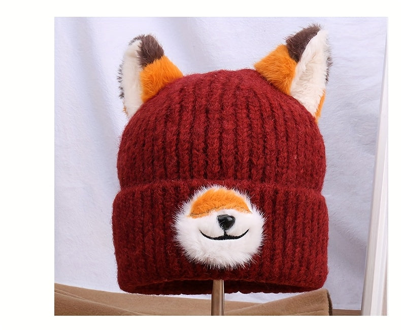 Cute Fox Ears Beanie Hat