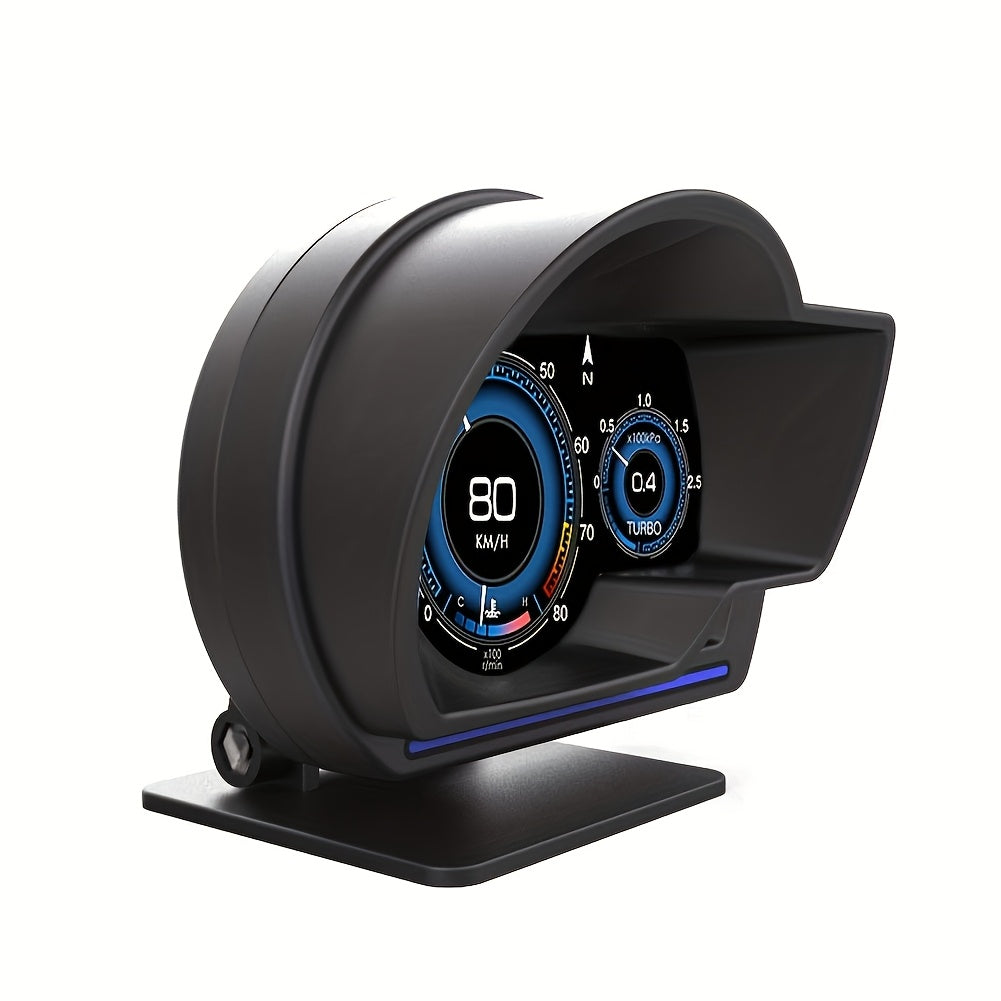 New OBD Smart Gauge Alarm Ambient Light Clear Trouble Code Speedometer OBD2 Gauge with Adjustable Bracket