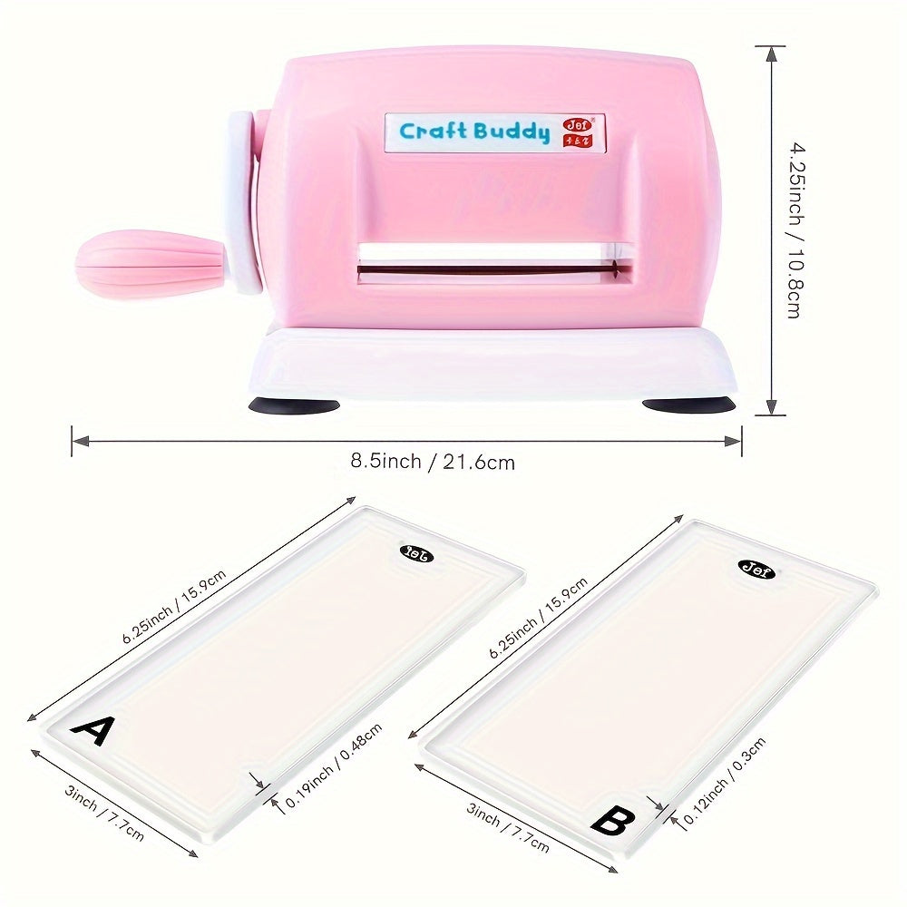Practical DIY Plastic Paper Cutting Embossing Machine - Creative Craft Buddy Die-Cut Machine for Craft Scrapbooking Album Cutting Tools