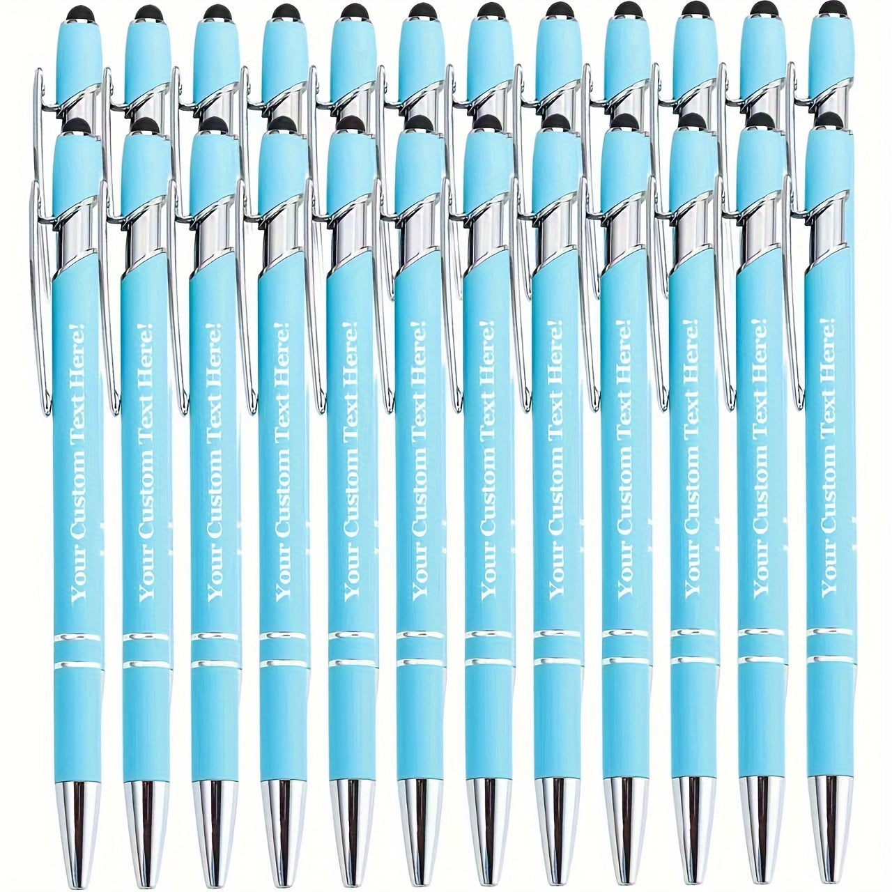 8pcs/16pcs/24pcs Round Metal Retractable Ballpoint Pen Set | Smooth Writing Experience, Medium Tip, Suitable for Office, School, Diary and Art Projects, with Personalized Touch