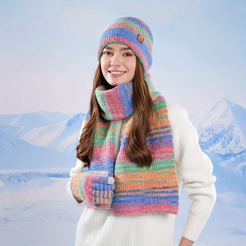 2pcs and 3pcs Winter European and American Fashion Hat