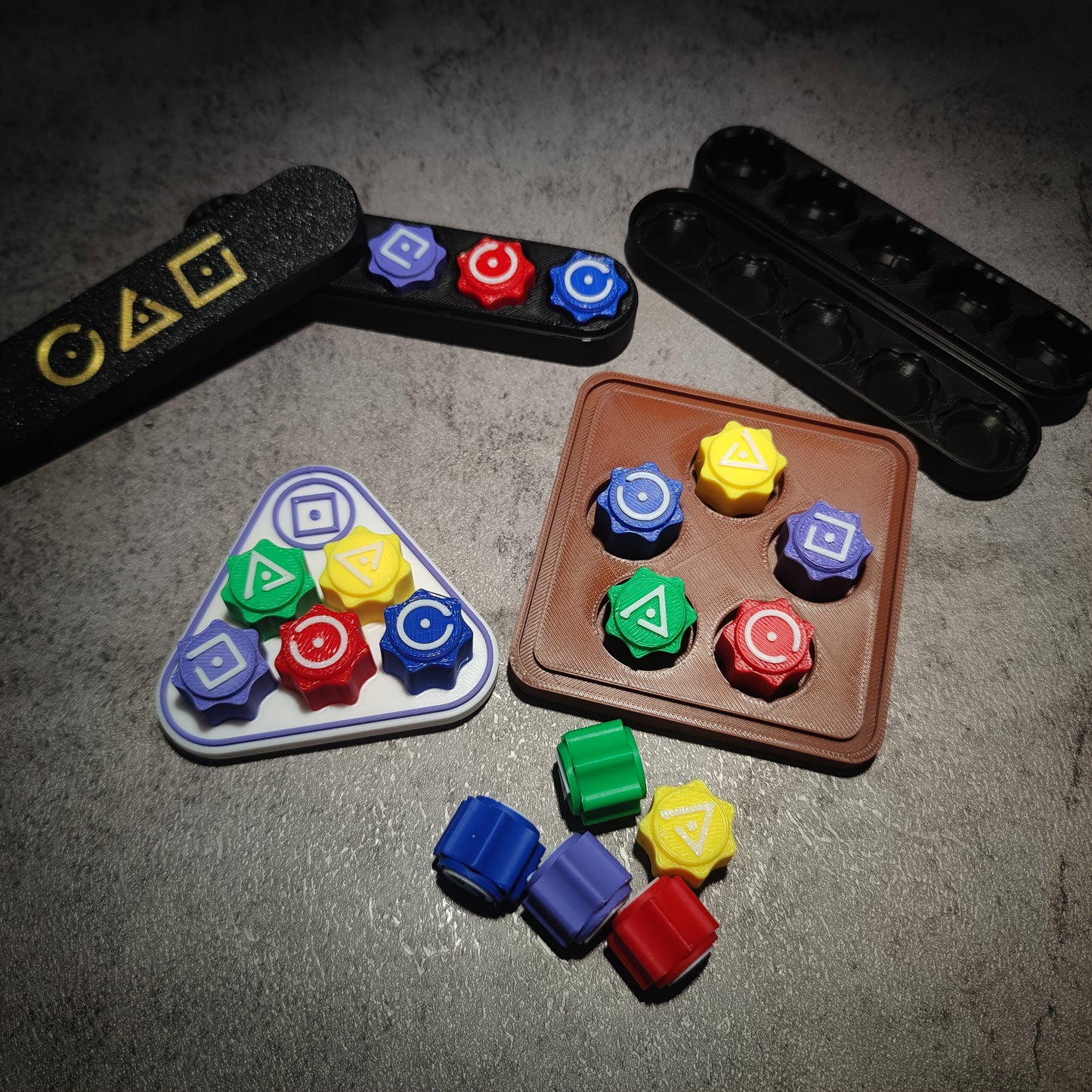 [Traditional | Family] Korean Traditional Game Set, Plastic Family Travel Party Pack | Gonggi Game, Stone Catching Game for Parties and Outdoor Activities, No Electricity Needed