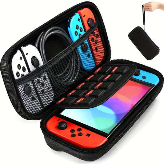 [Switch Storage Case] Waterproof, Shockproof, Dustproof Storage Case for Switch | for All Game Cards, Cables, Earphones, Etc. and Easy to Carry