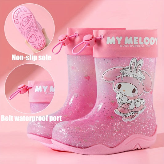 Girls' Wearable and Discreet Waterproof Boots