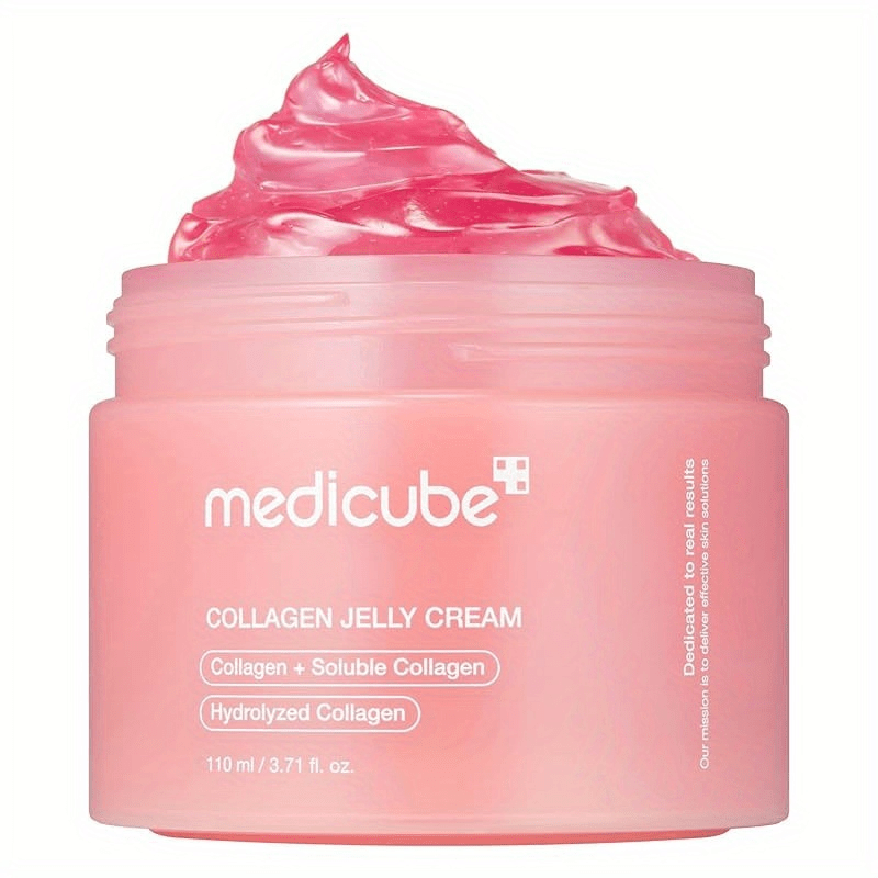 Medicube Korean Skincare Collagen Cream - Moisturizing, Hydrates, Boosts Radiance, Alcohol-Free, All Skin Types, 110ml/3.71 fl.oz