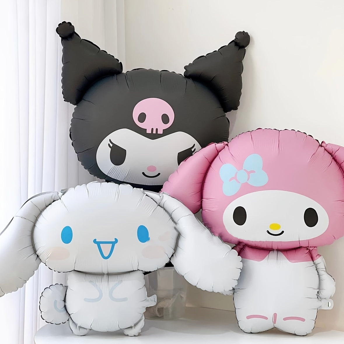 1-Pack/3-Pack Large Sanrio Series Artificial Jade Dog Aluminum Foil Balloons Party Decoration Balloons