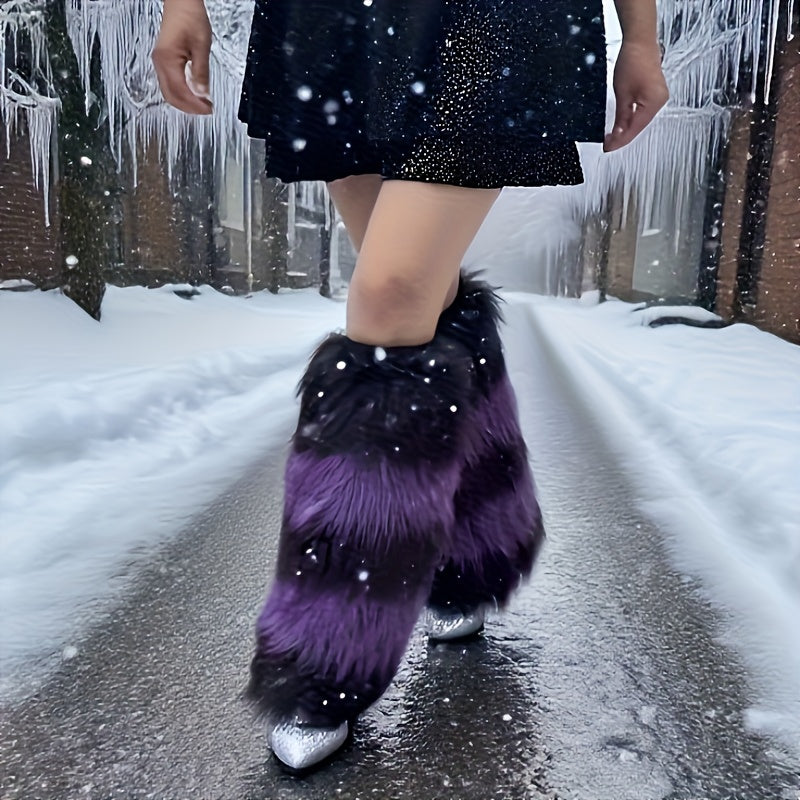 1 Pair of Autumn-Winter Snowscape