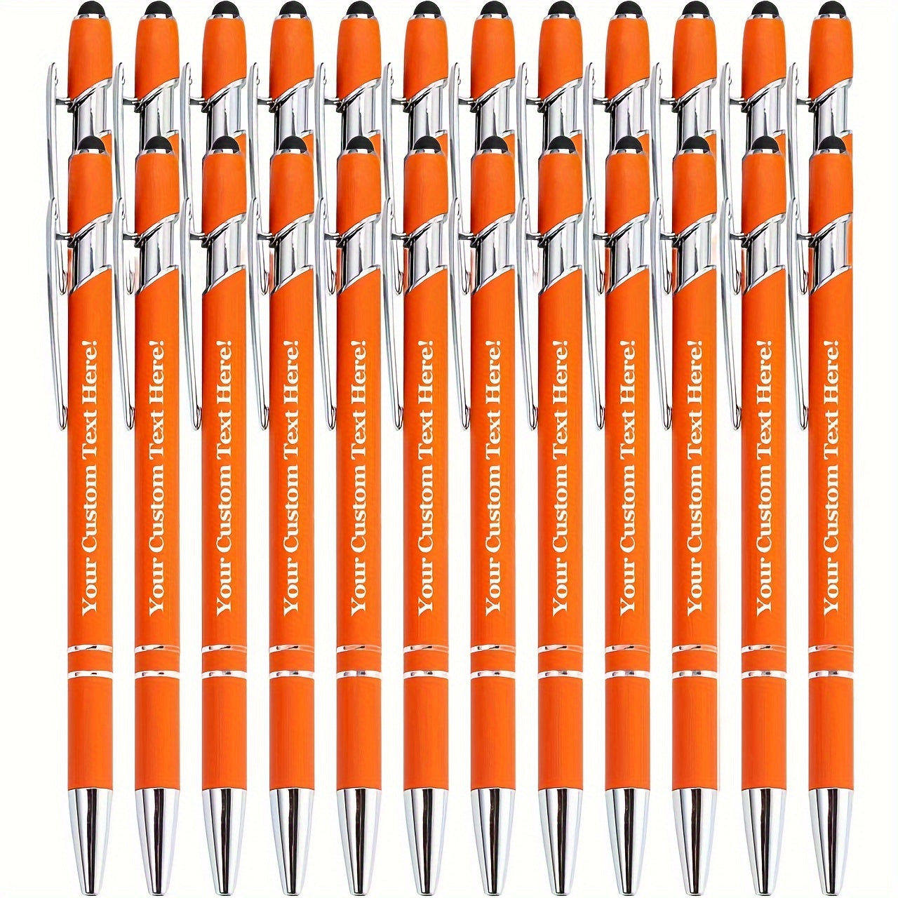 8pcs/16pcs/24pcs Round Metal Retractable Ballpoint Pen Set | Smooth Writing Experience, Medium Tip, Suitable for Office, School, Diary and Art Projects, with Personalized Touch