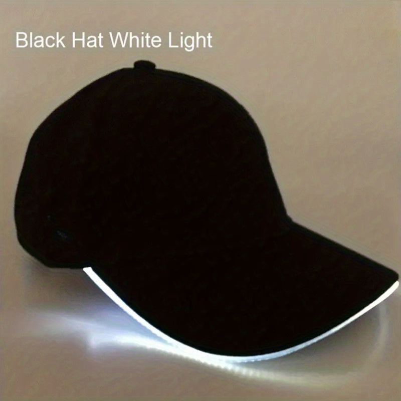 1PC Quacky LED Illuminated Duckbill Sunshade Hat - Fashionable Baseball Caps with Outdoor Protection and Decoration - Ideal Gift for Bar, Party, and Holiday Celebrations