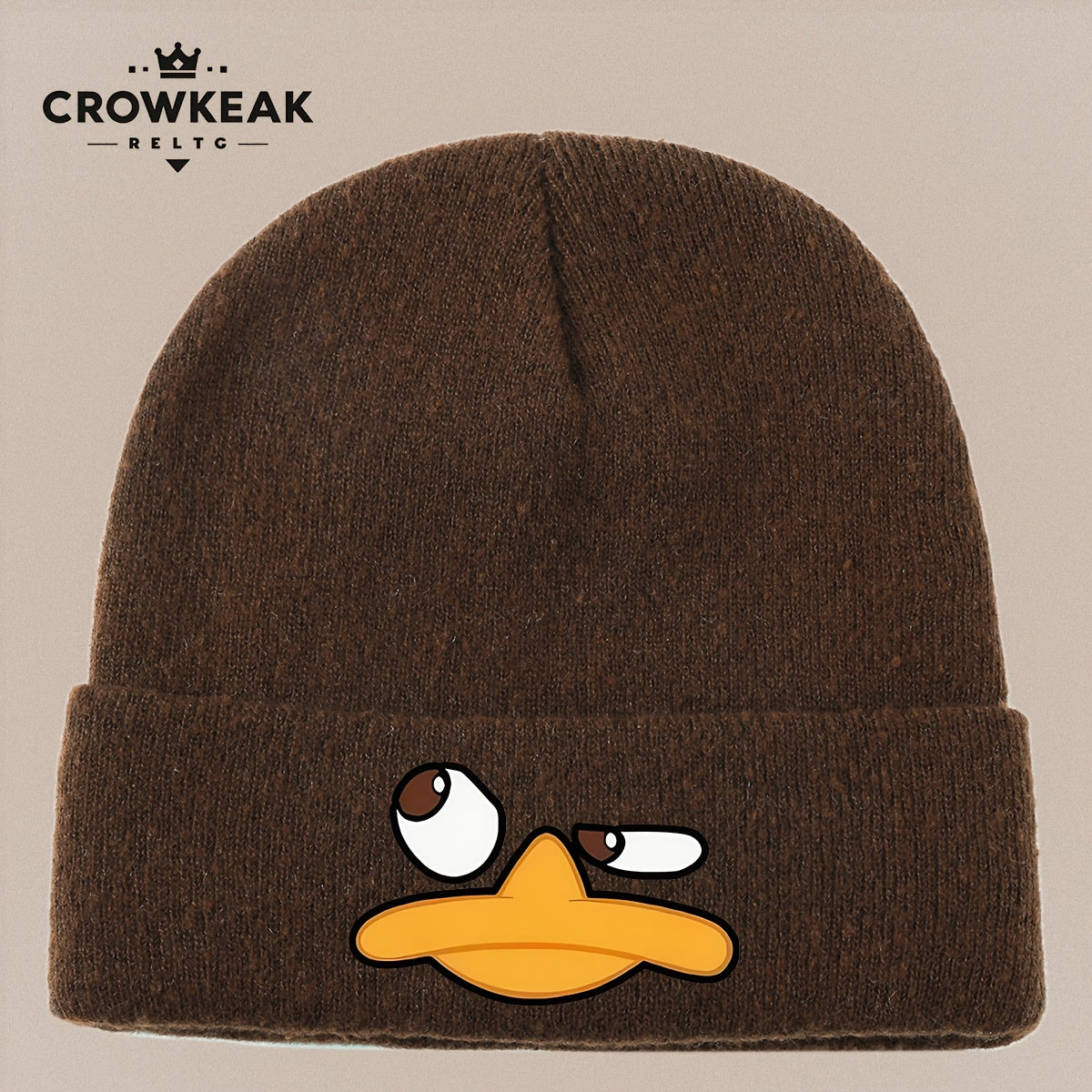 Angry Duck Face Winter Beanie Hat