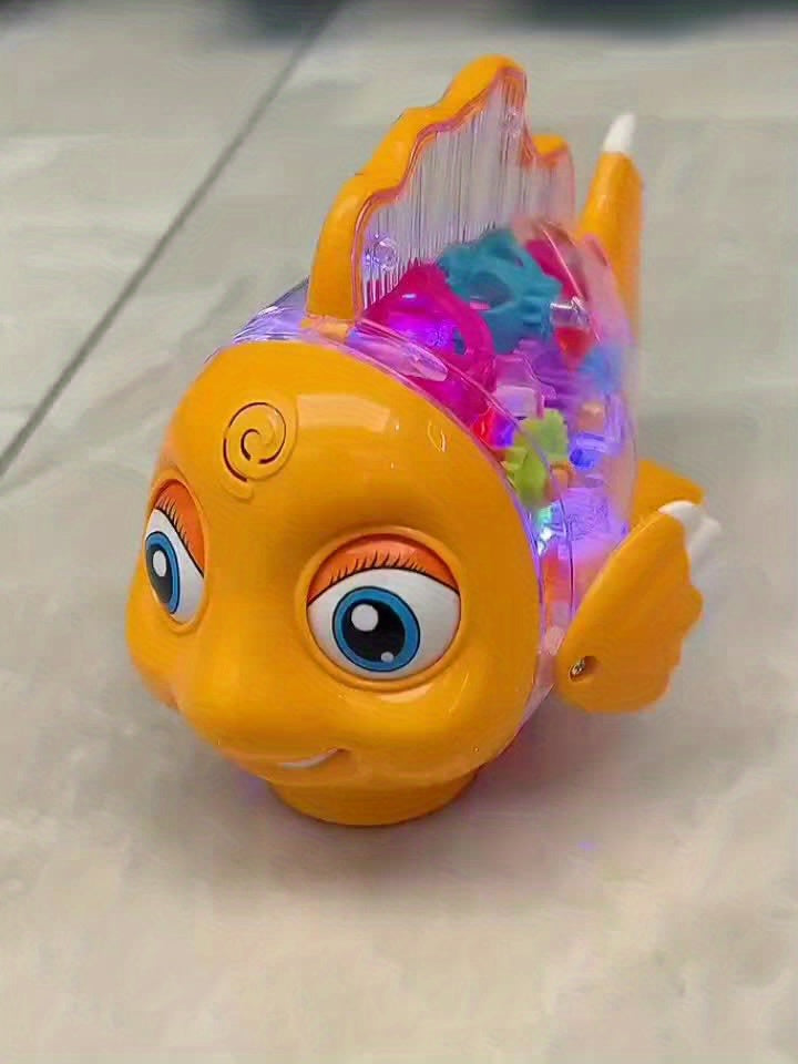 Multi-Functional Toy Car Bus with Flashing Lights & Moving Part