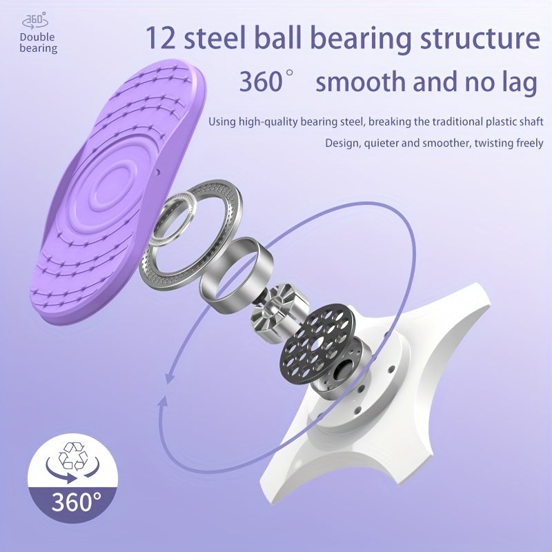 High-Intensity Waist Slimming Machine - A Pair of Split Twisting Discs, Easy and Silent Exercise at Home for Weight Loss and Muscle Shaping