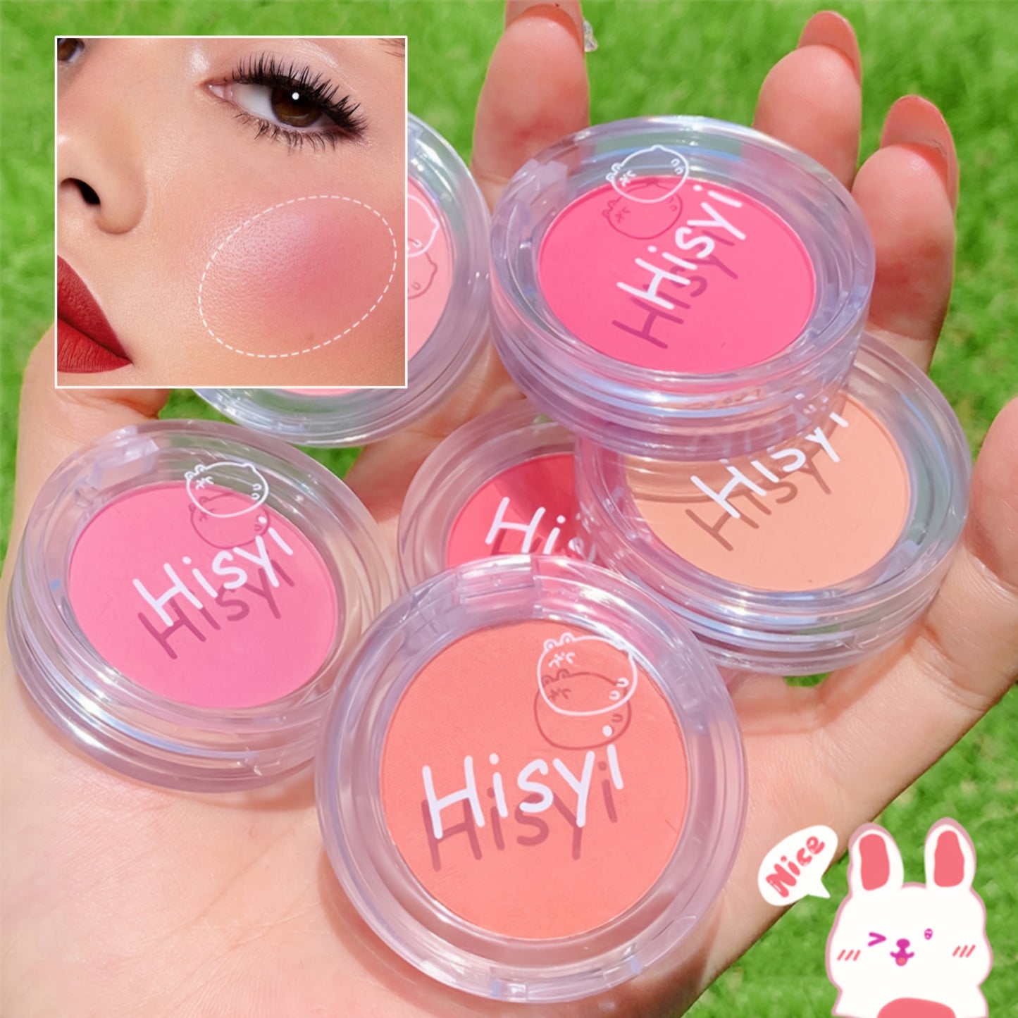 8 Shades Matte Blush Powder - Lightweight, Low Saturation, Buildable Coverage, Water-Resistant - Perfect for Valentine's Day & Birthday Gifts