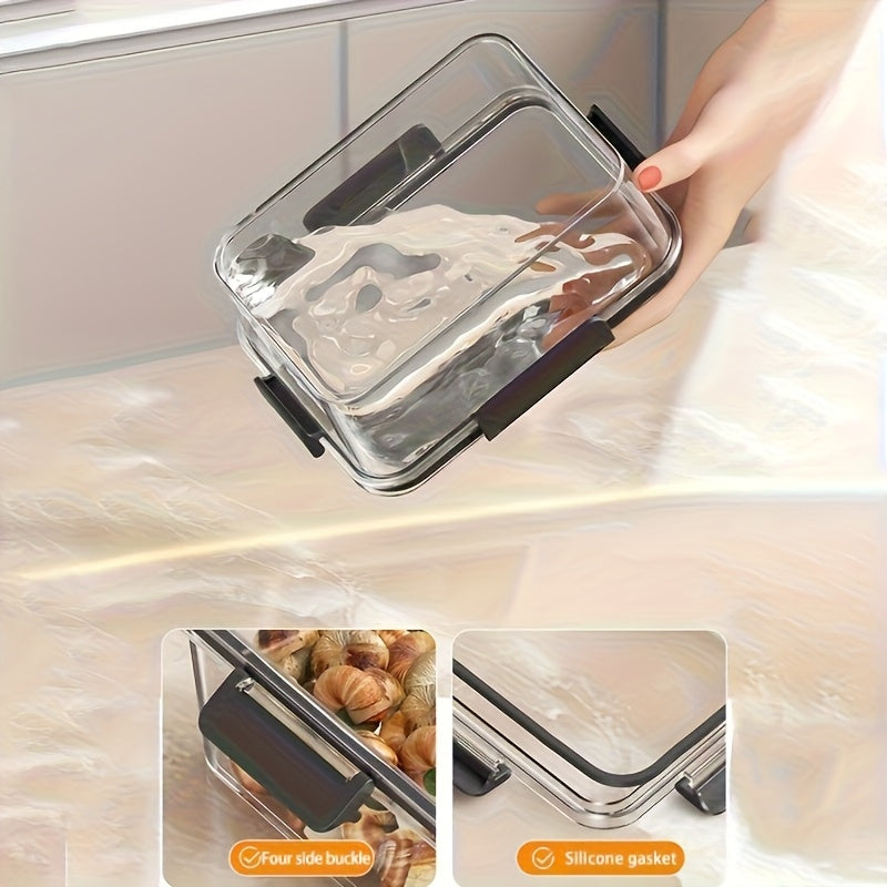 12pcs Stackable Containers 12pcs Stackable Refrigerator Storage Containers with Sealing Lid