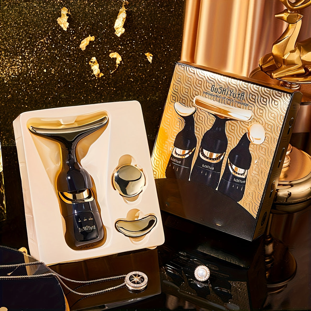 3-in-1 Beauty Device for Face, Neck, Eyes