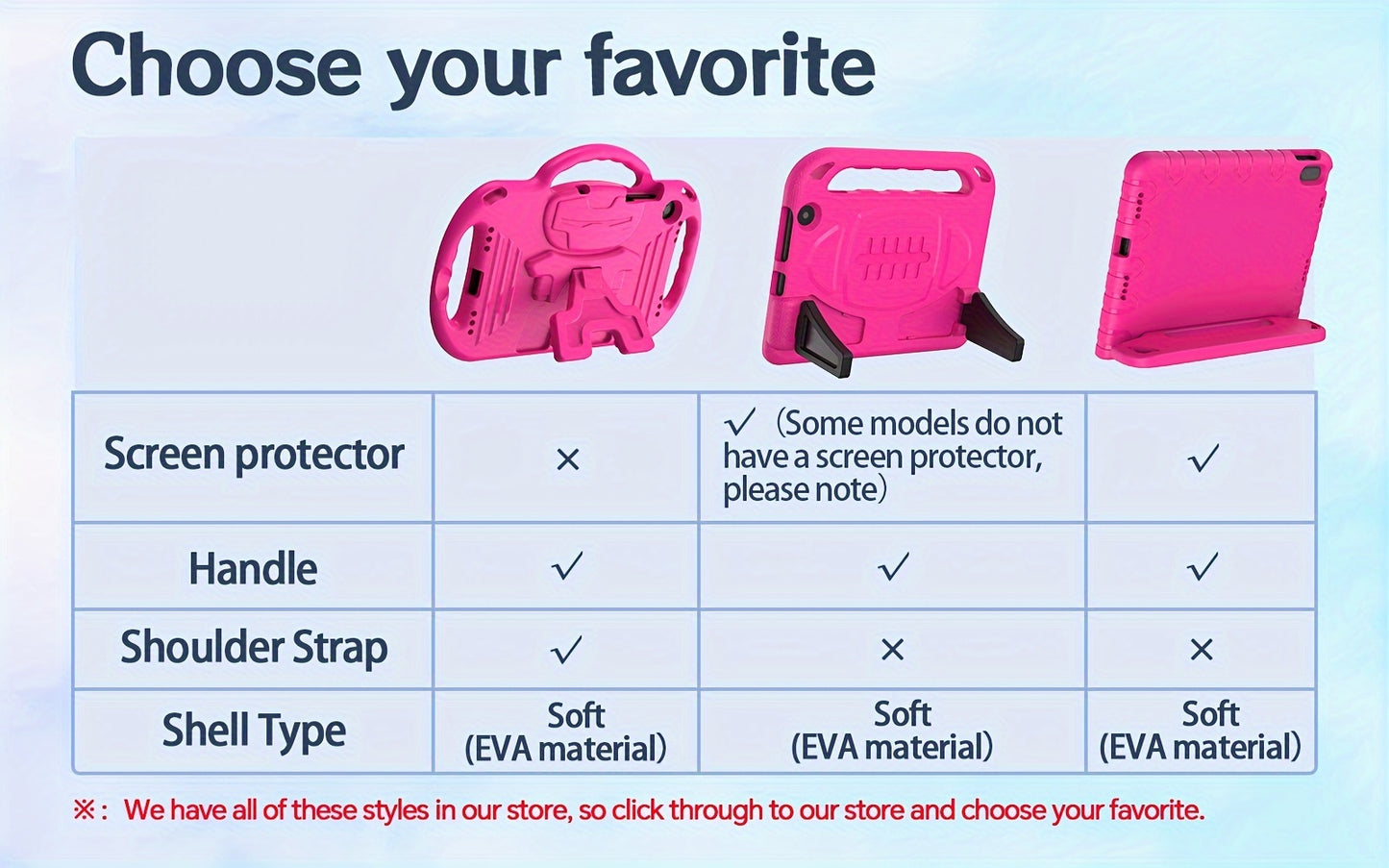 [Kids-Friendly|Lightweight] Lightweight, Non-Slip EVA Kids-Friendly Tablet Case with Adjustable Stand & Lanyard | Soft Shell with Heavy Duty Protection, Flexible Kickstand & Adjustable Strap | for iPad 7th/8th/9th Gen (10.2-i