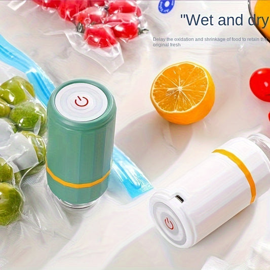 Portable Handheld Electric Vacuum Sealing Machine, USB Charging, Automatic Operation, Fresh And Storage