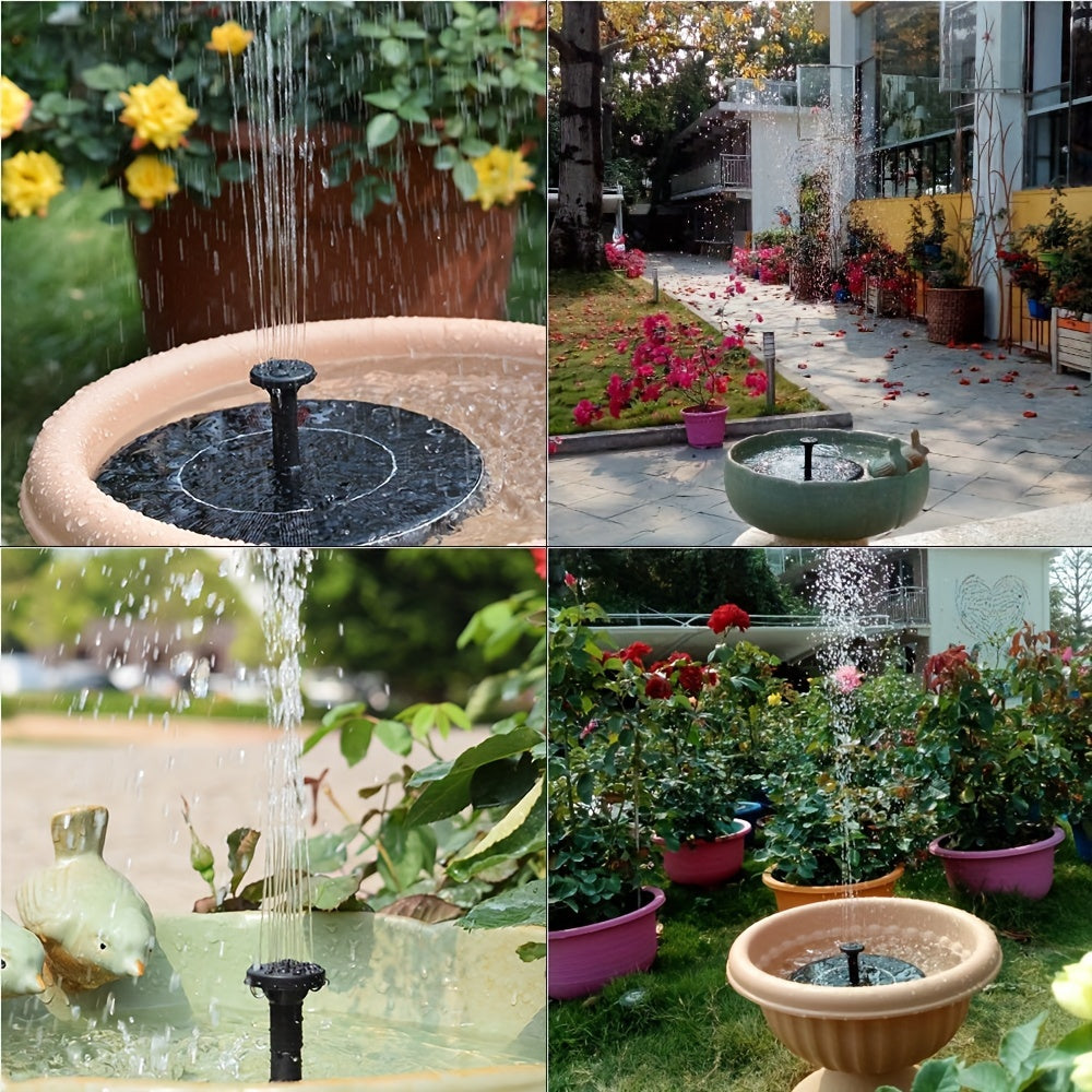 1.5W Solar Fountain Pump with 6 Nozzles